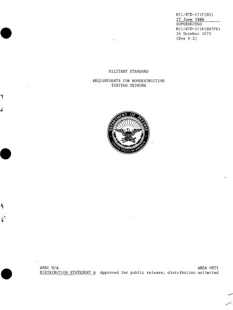 Std 271 Form.pdf MIL-STD-271 - Barringer and Associates, Inc.