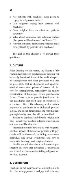 Religion and Spirituality in Psychiatry