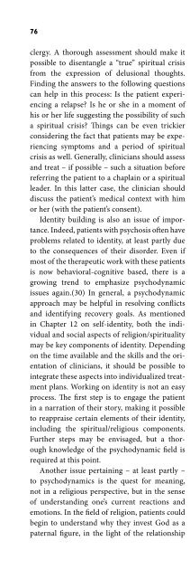 Religion and Spirituality in Psychiatry