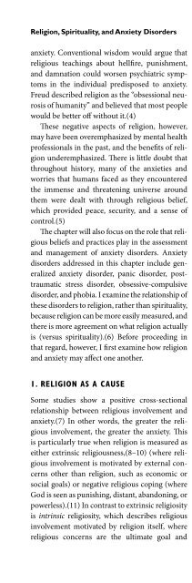 Religion and Spirituality in Psychiatry