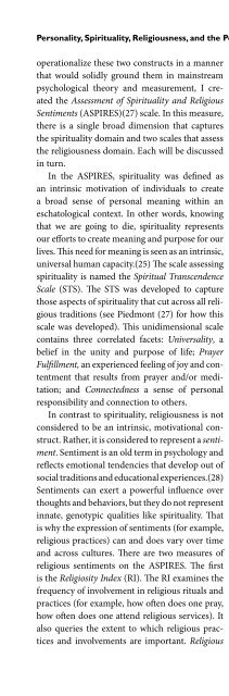 Religion and Spirituality in Psychiatry