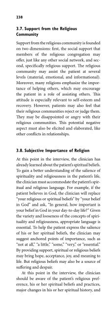 Religion and Spirituality in Psychiatry