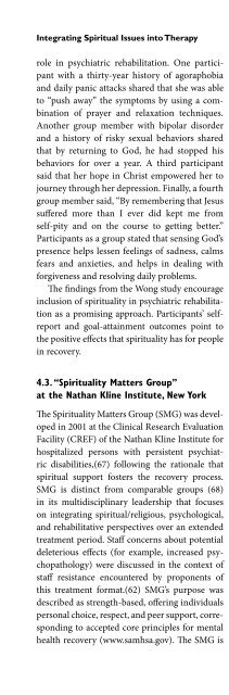 Religion and Spirituality in Psychiatry