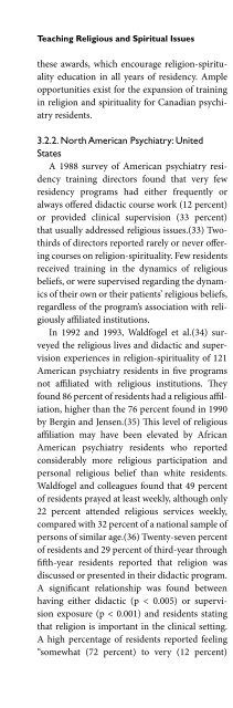 Religion and Spirituality in Psychiatry