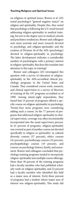 Religion and Spirituality in Psychiatry