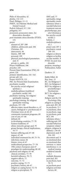 Religion and Spirituality in Psychiatry