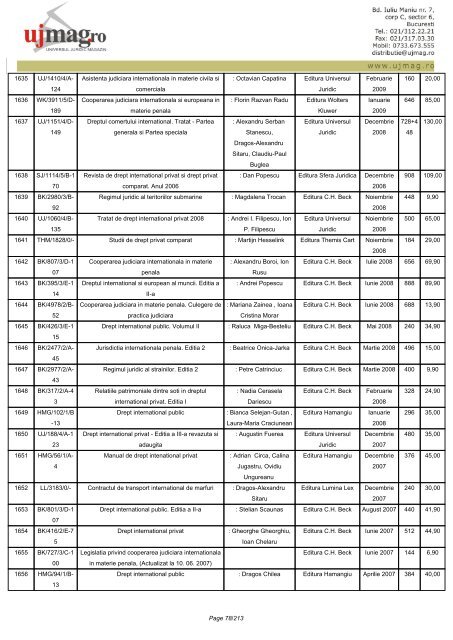 CATALOG GENERAL - UJmag