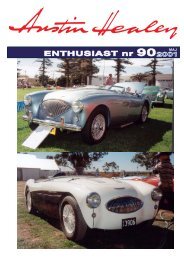 ENTHUSIAST nr 90 MAJ - Austin Healey Club Sweden