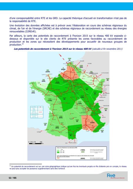 SchÃ©ma dÃ©cennal de dÃ©veloppement du rÃ©seau - RTE