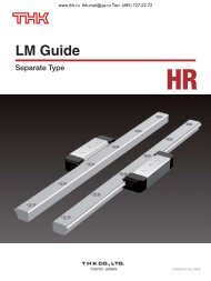 LM Guide Model HR