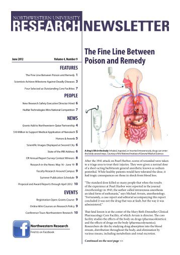 The Fine Line Between Poison and Remedy - Office for Research ...