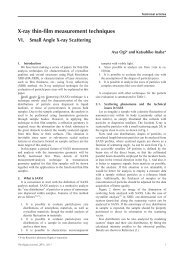 X-ray thin-film measurement techniques VI. Small Angle X-ray ...