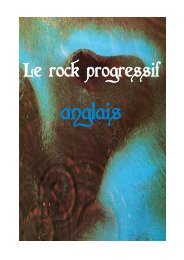 Le rock progressif anglais