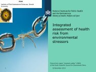 Integrated assessment of health risk from environmental ... - Cefic LRI