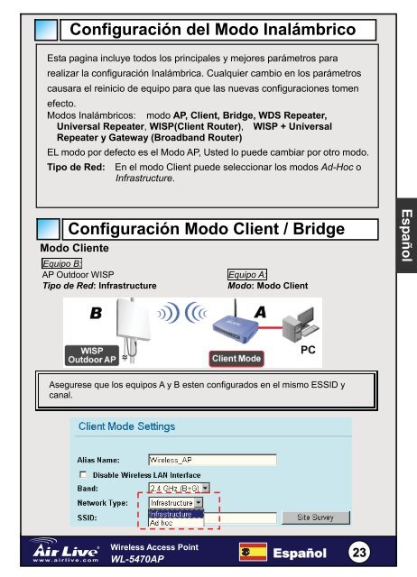 AirLive WL-5470AP Quick Setup Guide