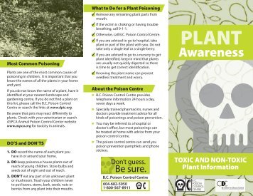 Plant Awareness Pamphlet (PDF 153 KB) - British Columbia Drug ...