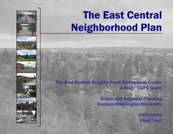 The East Central Neighborhood Plan - City of Spokane - Business ...