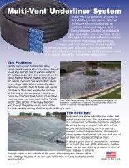 Multi-Vent Underliner System - EasyPro Pond Products