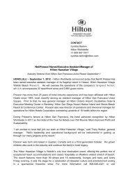 Neil Poisson Named Executive Assistant Manager of Hilton ...