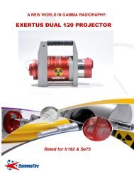 EXERTUS DUAL 120 PROJECTOR - Epsilon NDT