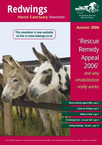 Autumn Newsletter 2 2006 - Redwings