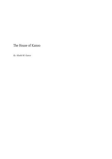 The House of Kanoo - IIFE