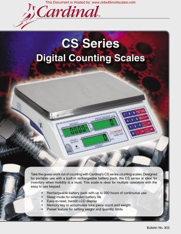 CS Series - Scale Manuals