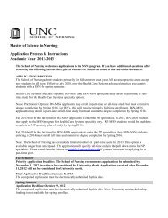 CCM3_038197 - School of Nursing - University of North Carolina at ...