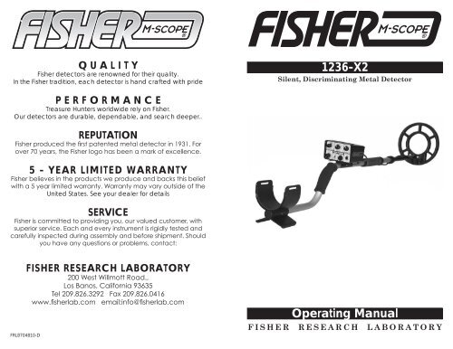 1236-X2 Operating Manual - Fisher