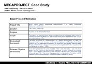 MEGAPROJECT Case Study