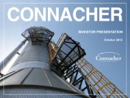 INVESTOR PRESENTATION - Connacher Oil and Gas