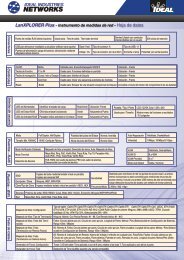 LanXPLORER Plus - Instrumento de medidas de red - Hoja de datos