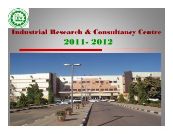 Industrial Research and Consultancy Centre (IRCC), Sudan - Comsats