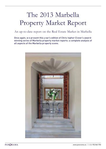 The 2013 Marbella Property Market Report - Panorama