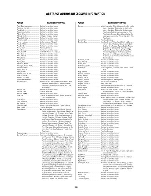 A JournAl of the AmericAn DiAbetes AssociAtion