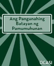 ang pangunahing batayan ng pamumuhunan - Settlement.org