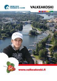 VLK Matkailuesite Engl. 2009 - Valkeakoski
