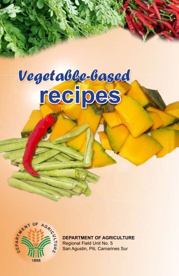 Vegetable-based recipes - Department of Agriculture