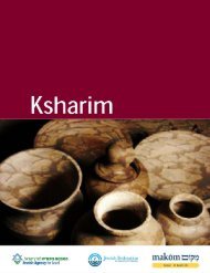Ksharim - Makom Israel