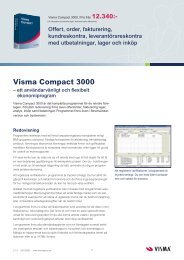 Visma Compact 3000.indd - Visma Spcs AB