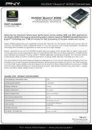 NVIDIAÂ® QuadroÂ® 2000 Datasheet - PNY