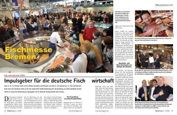 Impulsgeber für die deutsche Fisch wirtschaft