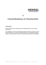 1 Freemask-Bearbeitung mit Photoshop-Aktion - Hensel
