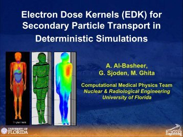 Electron Dose Kernels (EDK) - Computational Medical Physics ...