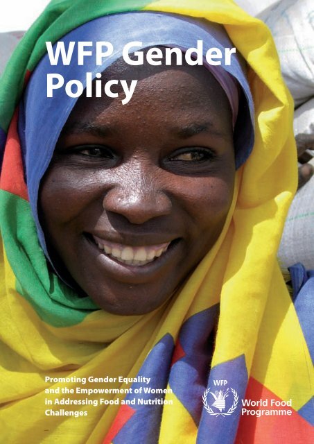 WFP Gender Policy - WFP Remote Access Secure Services