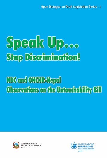 Untouchability English - New.pmd - OHCHR-Nepal - Office of the ...