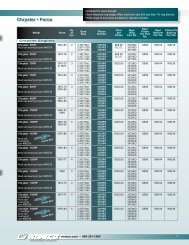 Chrysler/Force Piston Kits - Wiseco