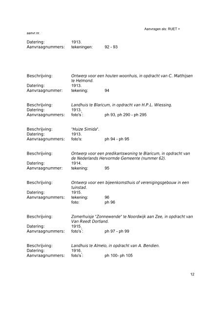 INHOUD Inleiding 1 Biografische schets, oeuvre en werk van Th.W ...