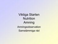 FÃ¶relÃ¤sning om amning och samstÃ¤mmiga rÃ¥d i MalmÃ¶ 27 september