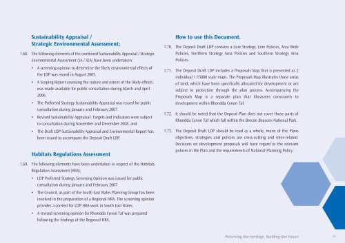 Deposit Draft Local Development Plan - Rhondda Cynon Taf